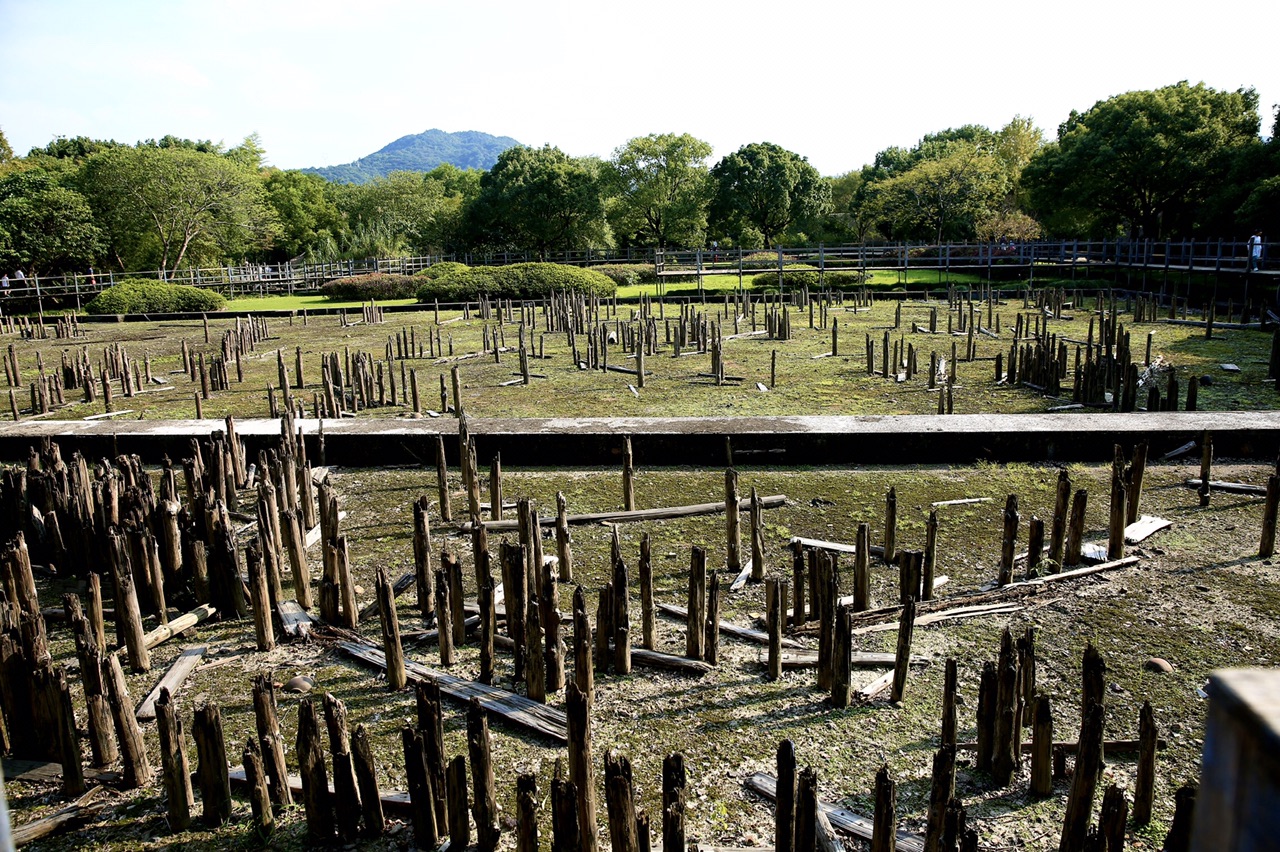 國慶遊首站浙江餘姚河姆渡遺址